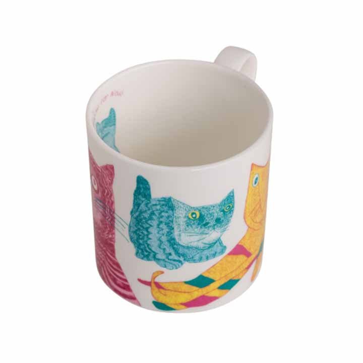 Miaow For Now Fine Bone China Mug - MUG036 - Uneeka